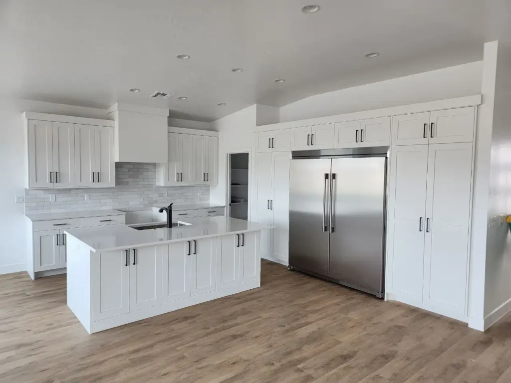 All White Kitchen Cabinets