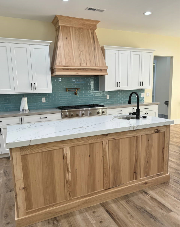 Bright Colorful Custom Kitchen Cabinets