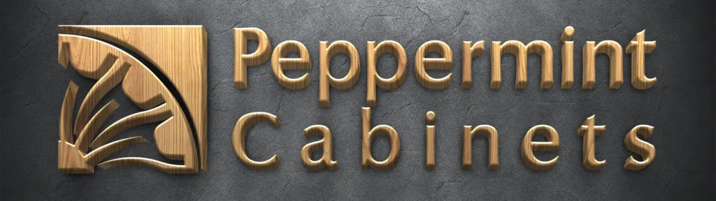 Peppermint Cabinets wood logo